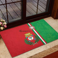 Italy Apulia Rubber Doormat Map Of Apulia With Coat Of Arms - Wonder Print Shop