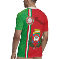 Italy Apulia Rugby Jersey Map Of Apulia With Coat Of Arms LT19