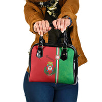 Italy Apulia Shoulder Handbag Map Of Apulia With Coat Of Arms - Wonder Print Shop