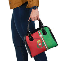 Italy Apulia Shoulder Handbag Map Of Apulia With Coat Of Arms - Wonder Print Shop