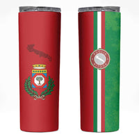 Italy Apulia Skinny Tumbler Map Of Apulia With Coat Of Arms - Wonder Print Shop