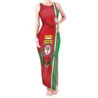 Italy Apulia Tank Maxi Dress Map Of Apulia With Coat Of Arms LT19