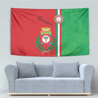 Italy Apulia Tapestry Map Of Apulia With Coat Of Arms - Wonder Print Shop