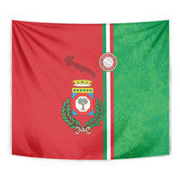 Italy Apulia Tapestry Map Of Apulia With Coat Of Arms - Wonder Print Shop