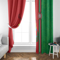 Italy Apulia Window Curtain Map Of Apulia With Coat Of Arms - Wonder Print Shop