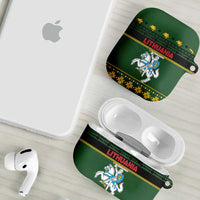 Lithuania Christmas AirPods Case Coat Of Arms Linksmu Kaledu - Wonder Print Shop