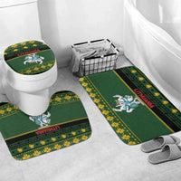 Lithuania Christmas Bathroom Set Coat Of Arms Linksmu Kaledu - Wonder Print Shop