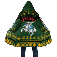 Lithuania Christmas Cloak Coat Of Arms Linksmu Kaledu - Wonder Print Shop