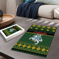 Lithuania Christmas Puzzle Coat Of Arms Linksmu Kaledu - Wonder Print Shop