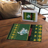 Lithuania Christmas Puzzle Coat Of Arms Linksmu Kaledu - Wonder Print Shop