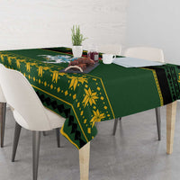 Lithuania Christmas Tablecloth Coat Of Arms Linksmu Kaledu - Wonder Print Shop