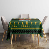 Lithuania Christmas Tablecloth Coat Of Arms Linksmu Kaledu - Wonder Print Shop