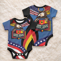 German American Heritage Month Baby Onesie German Roots American Wings