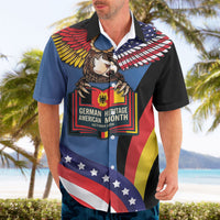 German American Heritage Month Hawaiian Shirt German Roots American Wings