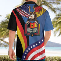 German American Heritage Month Hawaiian Shirt German Roots American Wings