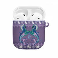 Carmarthenshire Wales Christmas AirPods Case Heraldic Sea-Horse Celtic Design - Wonder Print Shop