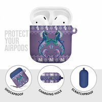 Carmarthenshire Wales Christmas AirPods Case Heraldic Sea-Horse Celtic Design - Wonder Print Shop