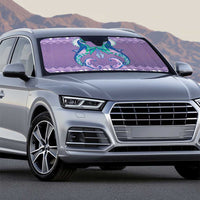 Carmarthenshire Wales Christmas Auto Sun Shade Heraldic Sea-Horse Celtic Design - Wonder Print Shop