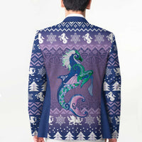 Carmarthenshire Wales Christmas Blazer Heraldic Sea-Horse Celtic Design - Wonder Print Shop