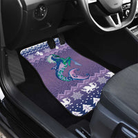 Carmarthenshire Wales Christmas Car Mats Heraldic Sea-Horse Celtic Design - Wonder Print Shop