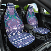 Carmarthenshire Wales Christmas Car Seat Cover Heraldic Sea-Horse Celtic Design - Wonder Print Shop
