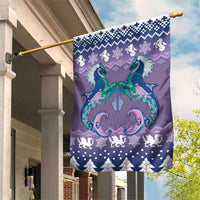 Carmarthenshire Wales Christmas Garden Flag Heraldic Sea-Horse Celtic Design - Wonder Print Shop