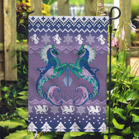 Carmarthenshire Wales Christmas Garden Flag Heraldic Sea-Horse Celtic Design - Wonder Print Shop