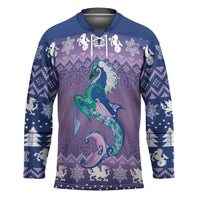 Carmarthenshire Wales Christmas Hockey Jersey Heraldic Sea-Horse Celtic Design - Wonder Print Shop