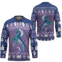 Carmarthenshire Wales Christmas Hockey Jersey Heraldic Sea-Horse Celtic Design - Wonder Print Shop
