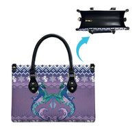 Carmarthenshire Wales Christmas Leather Bag Heraldic Sea-Horse Celtic Design - Wonder Print Shop