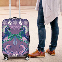 Carmarthenshire Wales Christmas Luggage Cover Heraldic Sea-Horse Celtic Design - Wonder Print Shop