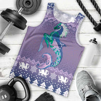 Carmarthenshire Wales Christmas Men Tank Top Heraldic Sea-Horse Celtic Design - Wonder Print Shop