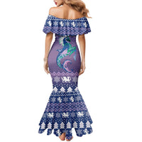 Carmarthenshire Wales Christmas Mermaid Dress Heraldic Sea-Horse Celtic Design - Wonder Print Shop