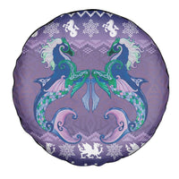 Carmarthenshire Wales Christmas Spare Tire Cover Heraldic Sea-Horse Celtic Design - Wonder Print Shop