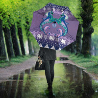 Carmarthenshire Wales Christmas Umbrella Heraldic Sea-Horse Celtic Design - Wonder Print Shop