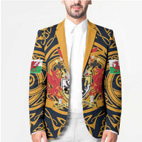 Personalized Denbighshire Wales Blazer Coat Of Arms Celtic Style - Wonder Print Shop