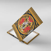 Personalized Denbighshire Wales Canvas Wall Art Coat Of Arms Celtic Style - Wonder Print Shop