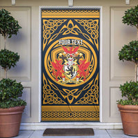Personalized Denbighshire Wales Door Cover Coat Of Arms Celtic Style - Wonder Print Shop