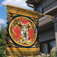 Personalized Denbighshire Wales Garden Flag Coat Of Arms Celtic Style - Wonder Print Shop