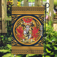 Personalized Denbighshire Wales Garden Flag Coat Of Arms Celtic Style - Wonder Print Shop