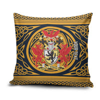 Personalized Denbighshire Wales Pillow Cover Coat Of Arms Celtic Style - Wonder Print Shop