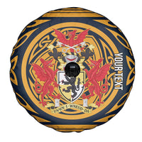 Personalized Denbighshire Wales Spare Tire Cover Coat Of Arms Celtic Style - Wonder Print Shop
