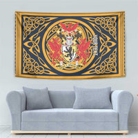 Personalized Denbighshire Wales Tapestry Coat Of Arms Celtic Style - Wonder Print Shop