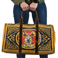 Personalized Denbighshire Wales Travel Bag Coat Of Arms Celtic Style - Wonder Print Shop