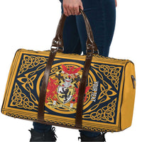 Personalized Denbighshire Wales Travel Bag Coat Of Arms Celtic Style - Wonder Print Shop