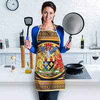 Personalized Monmouthshire Wales Apron Coat Of Arms Celtic Style - Wonder Print Shop