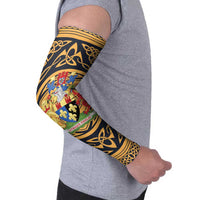 Personalized Monmouthshire Wales Arm Sleeves Coat Of Arms Celtic Style - Wonder Print Shop