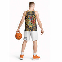 Personalized Monmouthshire Wales Basketball Jersey Coat Of Arms Celtic Style - Wonder Print Shop