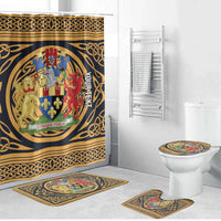 Personalized Monmouthshire Wales Bathroom Set Coat Of Arms Celtic Style - Wonder Print Shop