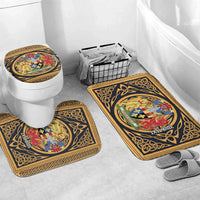 Personalized Monmouthshire Wales Bathroom Set Coat Of Arms Celtic Style - Wonder Print Shop